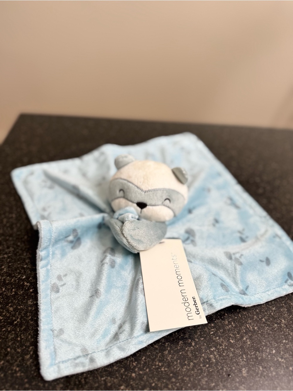 Gerber Light Blue Raccoon Lovey Security Blanket